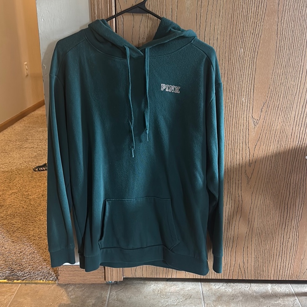 PINK Victoria's Secret Green Hoodie for Women